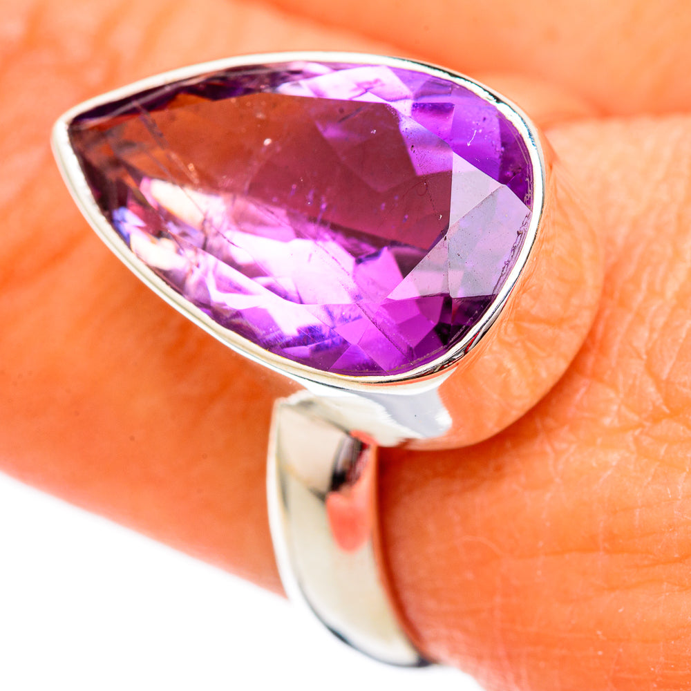 Amethyst Rings handcrafted by Ana Silver Co - RING102454
