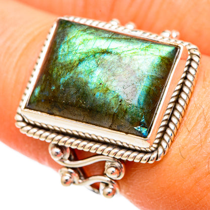 Labradorite Rings handcrafted by Ana Silver Co - RING102464