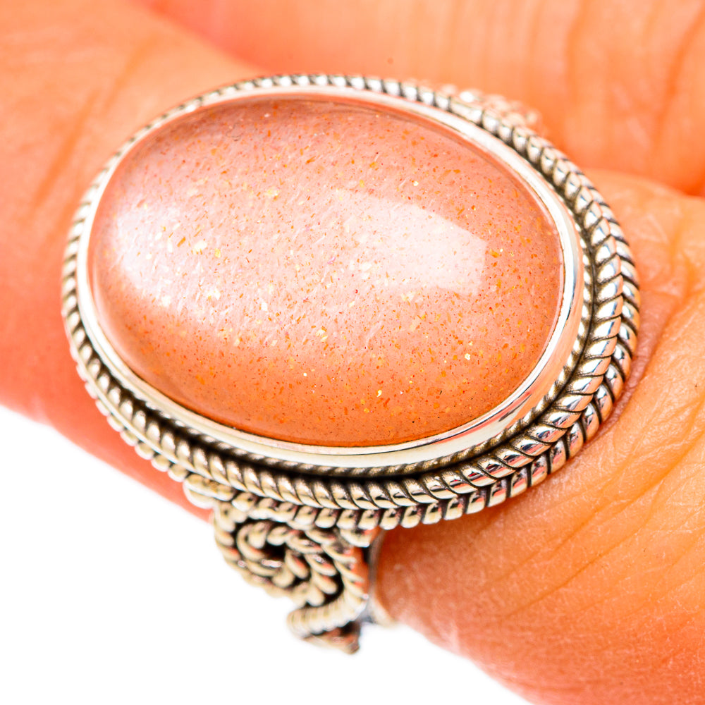 Sunstone Rings handcrafted by Ana Silver Co - RING102466