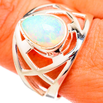 Ethiopian Opal Rings handcrafted by Ana Silver Co - RING102488