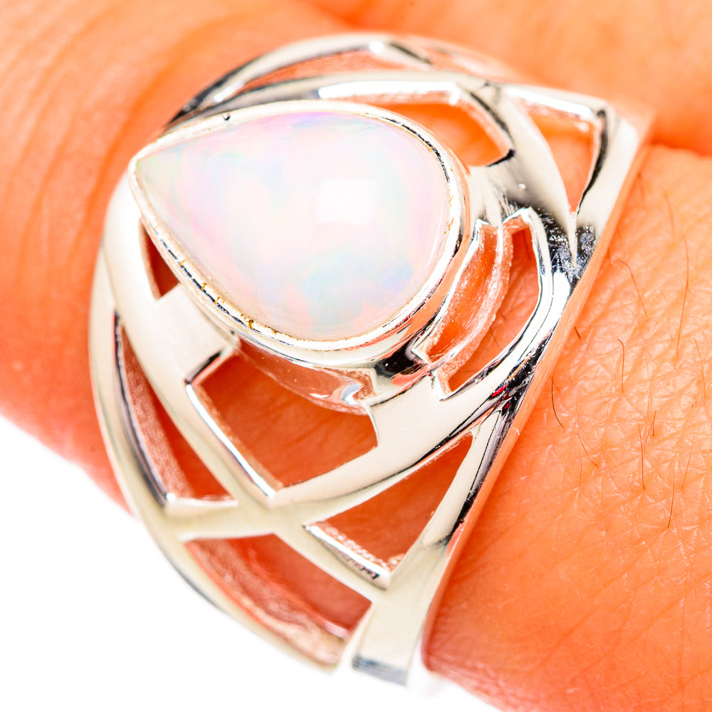 Ethiopian Opal Rings handcrafted by Ana Silver Co - RING102500