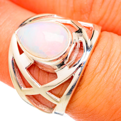 Ethiopian Opal Rings handcrafted by Ana Silver Co - RING102512