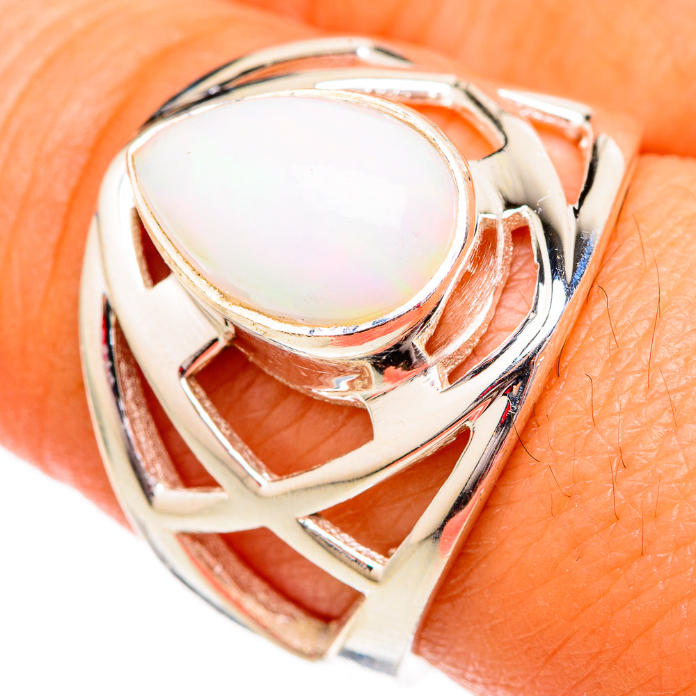 Ethiopian Opal Rings handcrafted by Ana Silver Co - RING102517