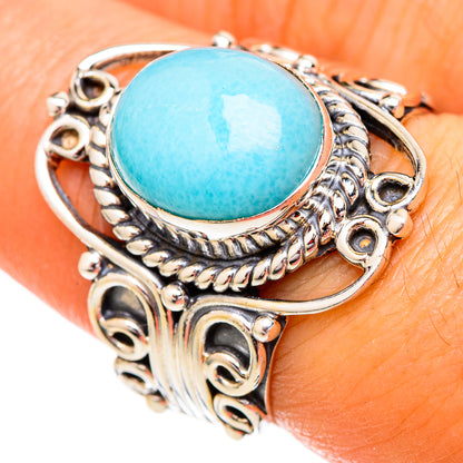 Larimar Rings handcrafted by Ana Silver Co - RING102518