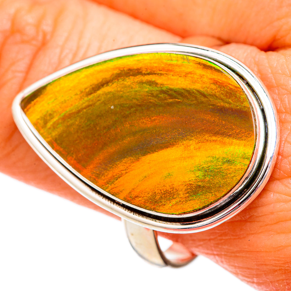 Aura Opal Rings handcrafted by Ana Silver Co - RING102531