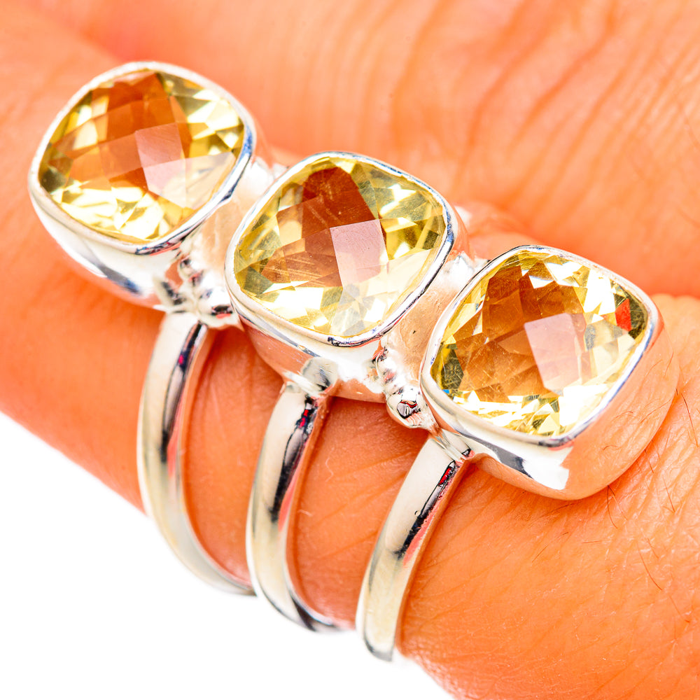 Citrine Rings handcrafted by Ana Silver Co - RING102533