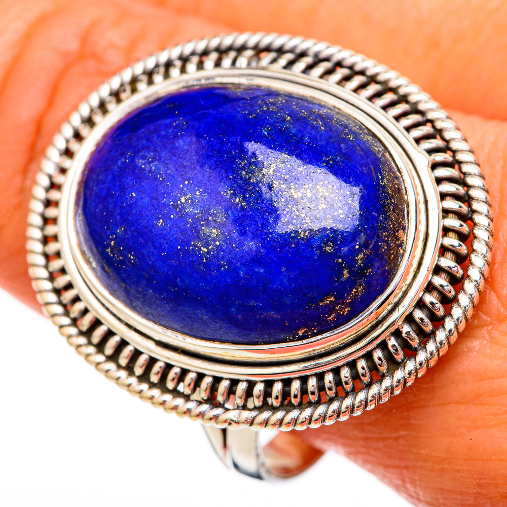 Lapis Lazuli Rings handcrafted by Ana Silver Co - RING102536