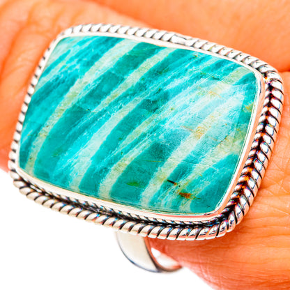 Amazonite Rings handcrafted by Ana Silver Co - RING102549