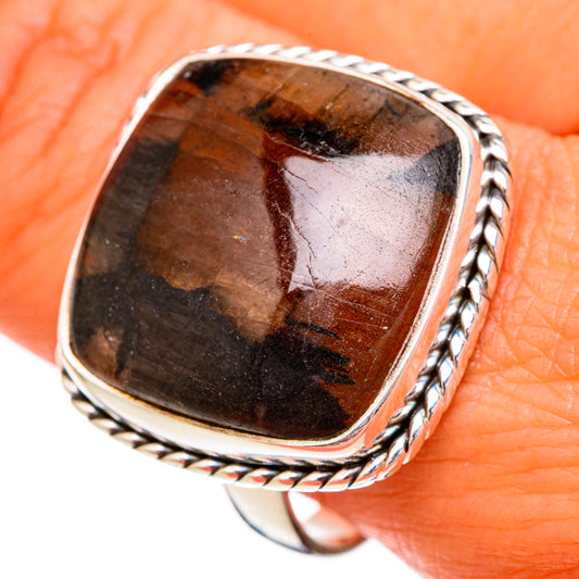 Chiastolite Rings handcrafted by Ana Silver Co - RING102551