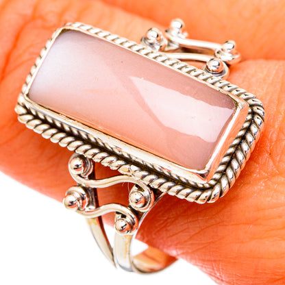 Rose Quartz Rings handcrafted by Ana Silver Co - RING102554