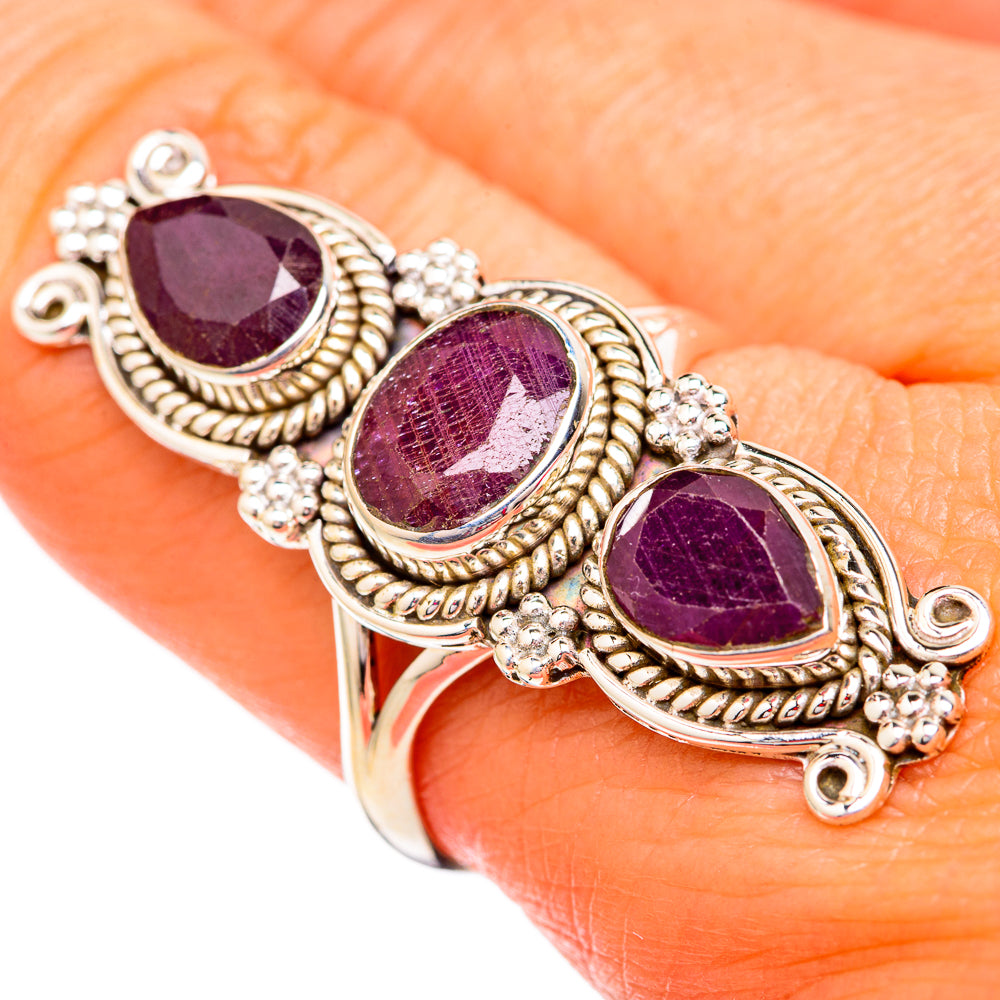 Ruby Rings handcrafted by Ana Silver Co - RING102555