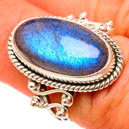 Labradorite Rings handcrafted by Ana Silver Co - RING102568