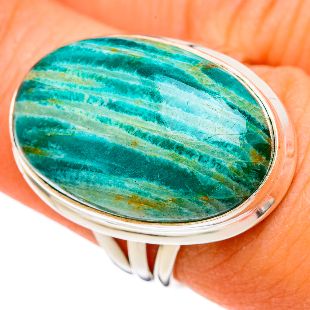 Amazonite Rings handcrafted by Ana Silver Co - RING102572