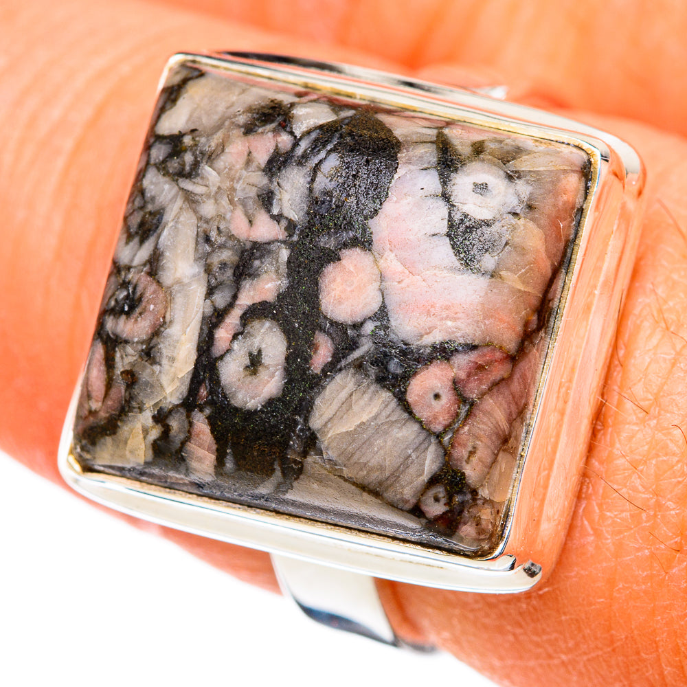 Crinoid Fossil Rings handcrafted by Ana Silver Co - RING102573