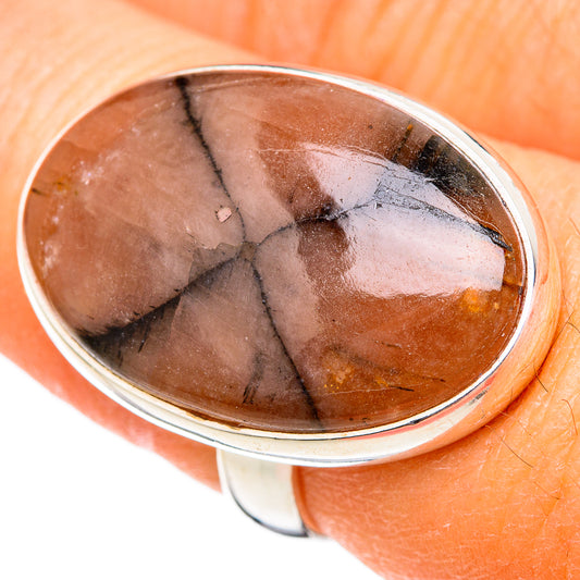 Chiastolite Rings handcrafted by Ana Silver Co - RING102574