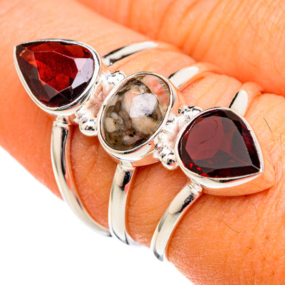 Crinoid Fossil Rings handcrafted by Ana Silver Co - RING102579