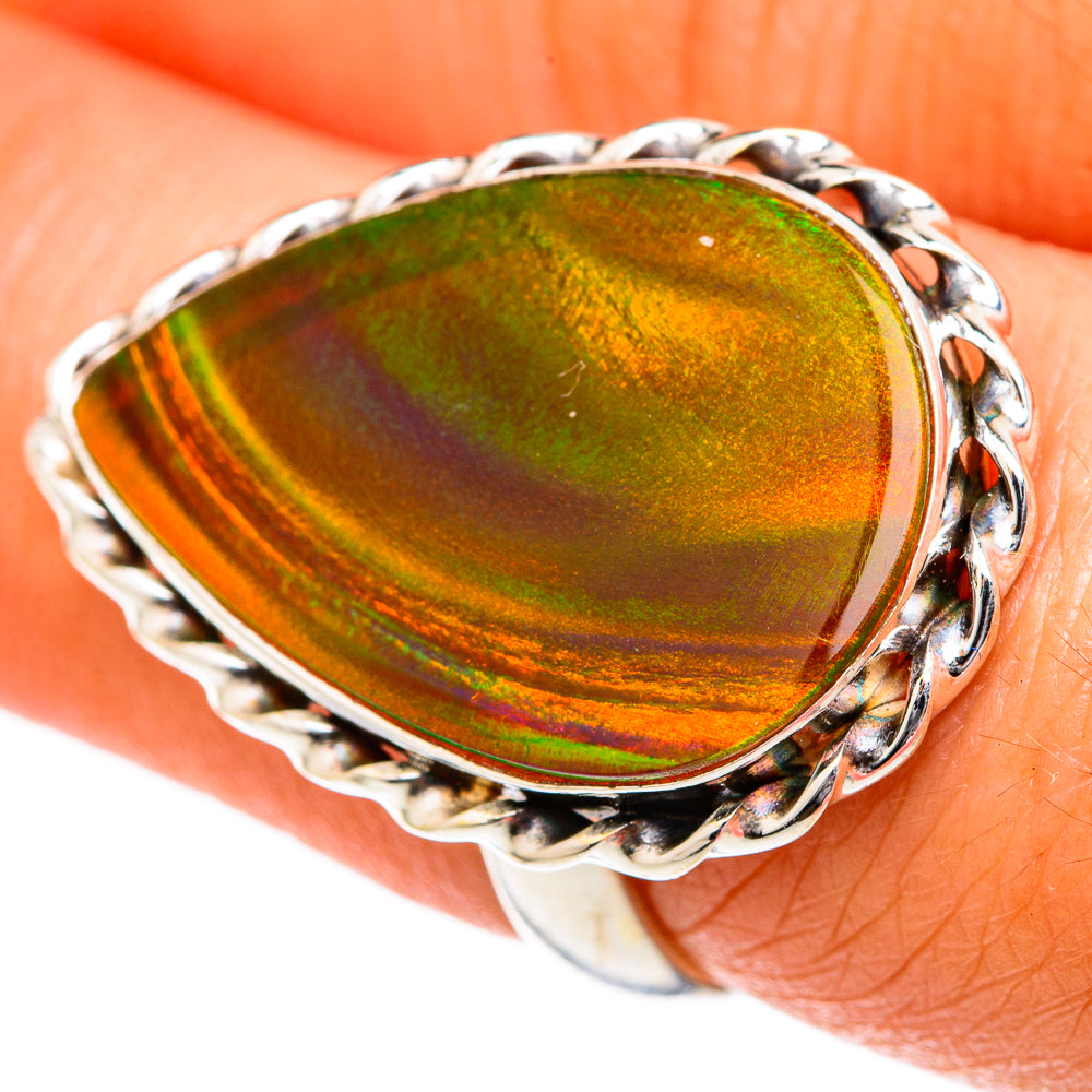Aura Opal Rings handcrafted by Ana Silver Co - RING102589