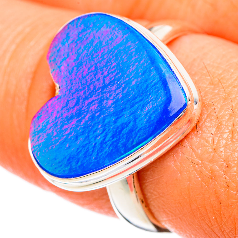Aura Opal Rings handcrafted by Ana Silver Co - RING102590
