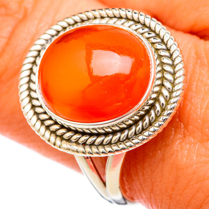 Carnelian Rings handcrafted by Ana Silver Co - RING102598