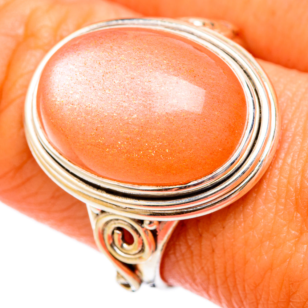 Sunstone Rings handcrafted by Ana Silver Co - RING102599