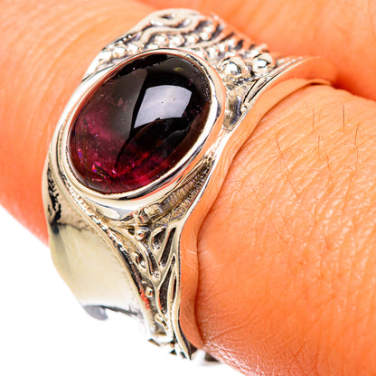 Pink Tourmaline Rings handcrafted by Ana Silver Co - RING102603