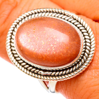 Sunstone Rings handcrafted by Ana Silver Co - RING102622
