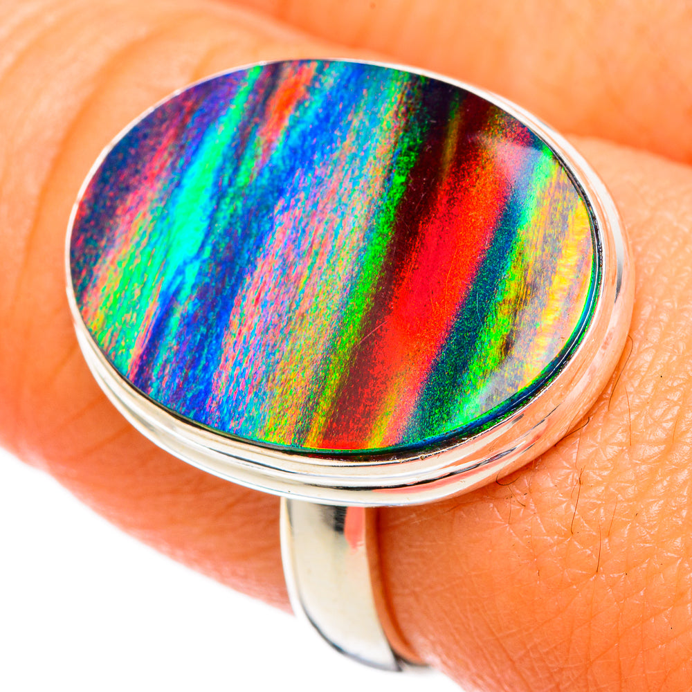 Aura Opal Rings handcrafted by Ana Silver Co - RING102634