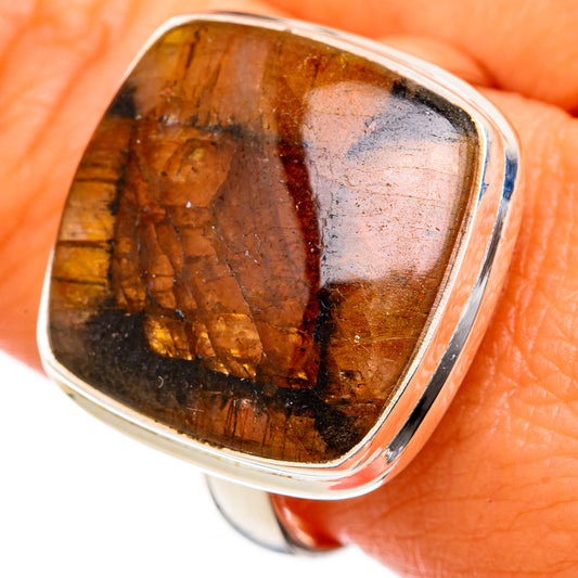 Chiastolite Rings handcrafted by Ana Silver Co - RING102641