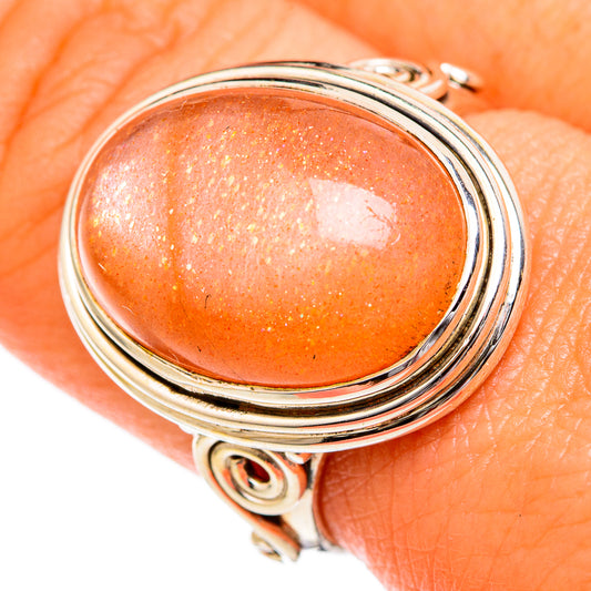 Sunstone Rings handcrafted by Ana Silver Co - RING102642