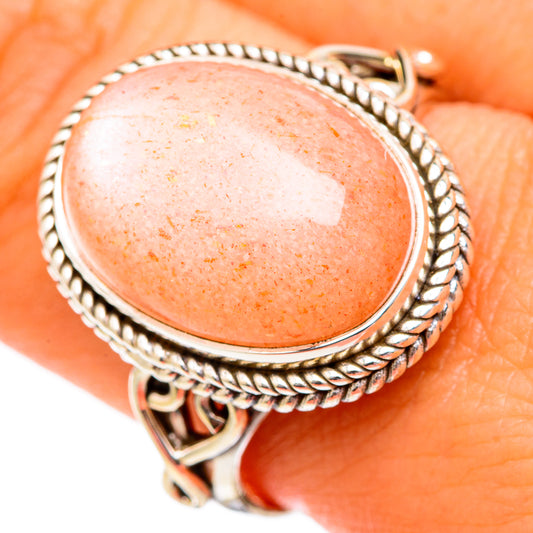 Sunstone Rings handcrafted by Ana Silver Co - RING102661