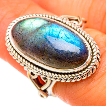 Labradorite Rings handcrafted by Ana Silver Co - RING102672