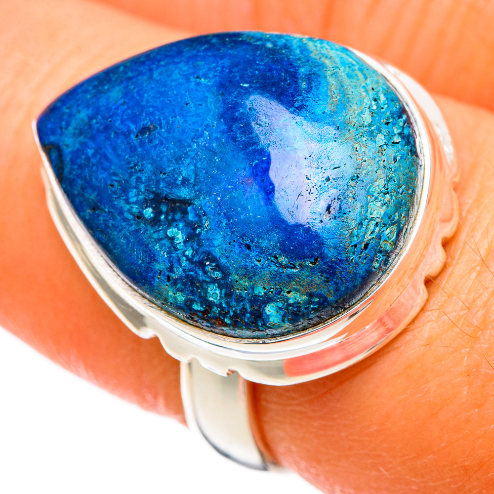 Azurite Rings handcrafted by Ana Silver Co - RING102687