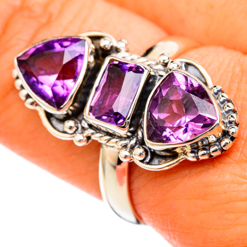 Amethyst Rings handcrafted by Ana Silver Co - RING102691