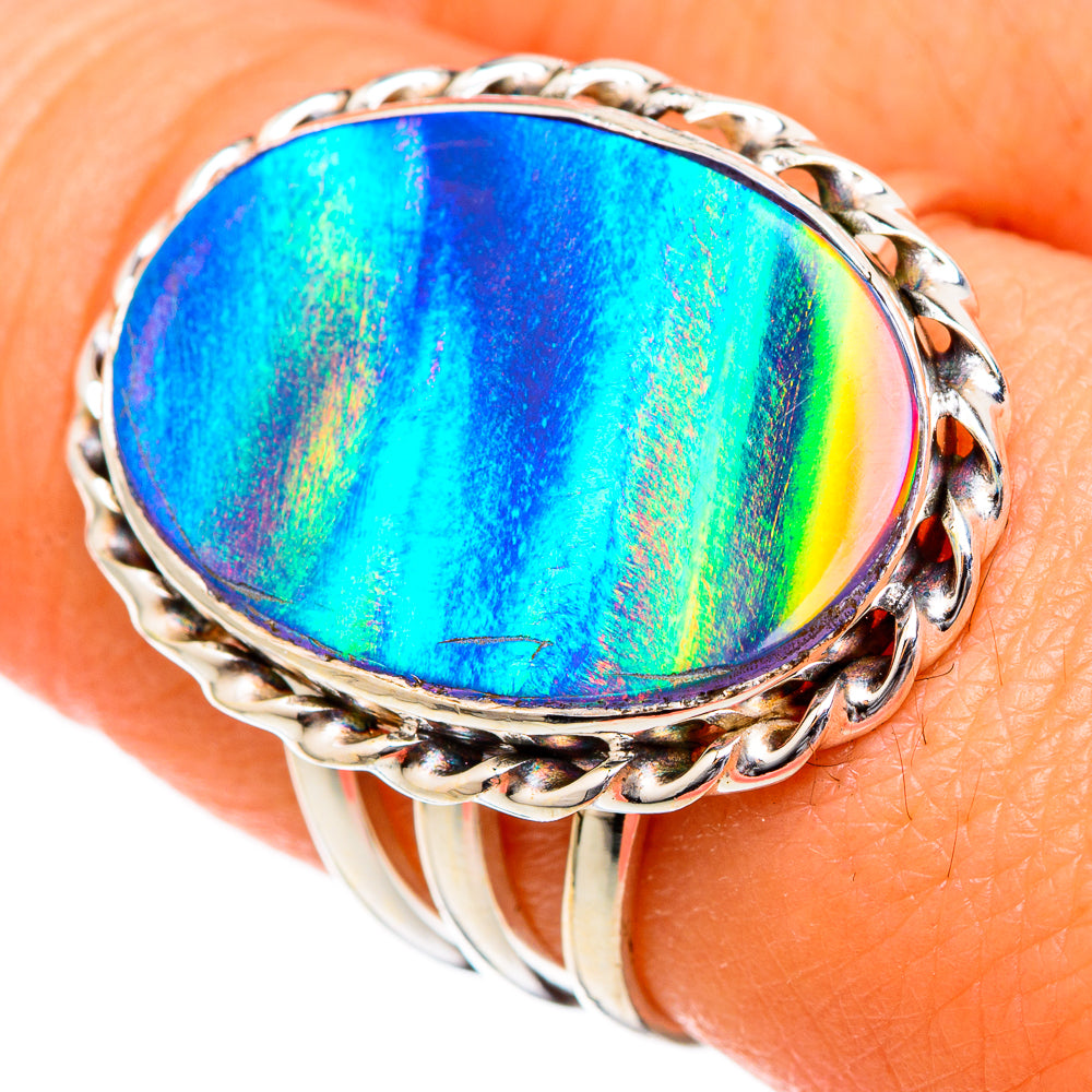 Aura Opal Rings handcrafted by Ana Silver Co - RING102696