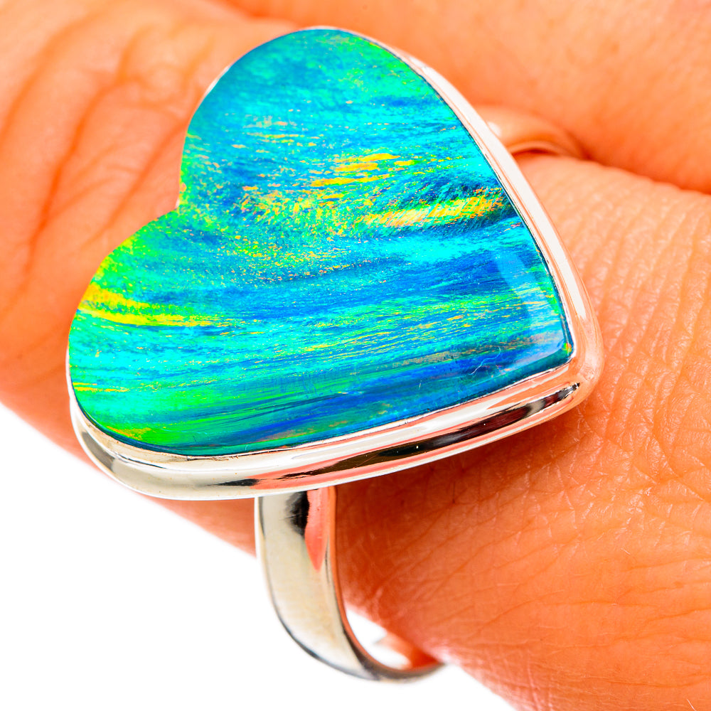 Aura Opal Rings handcrafted by Ana Silver Co - RING102697