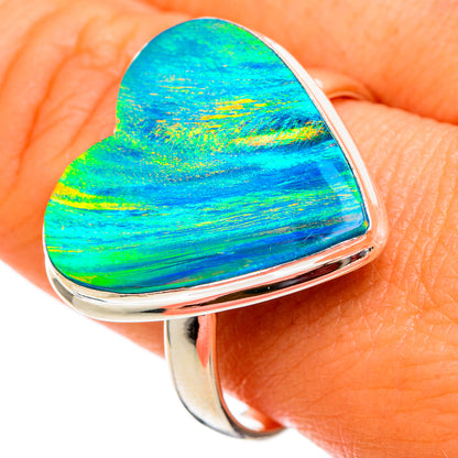 Aura Opal Rings handcrafted by Ana Silver Co - RING102697