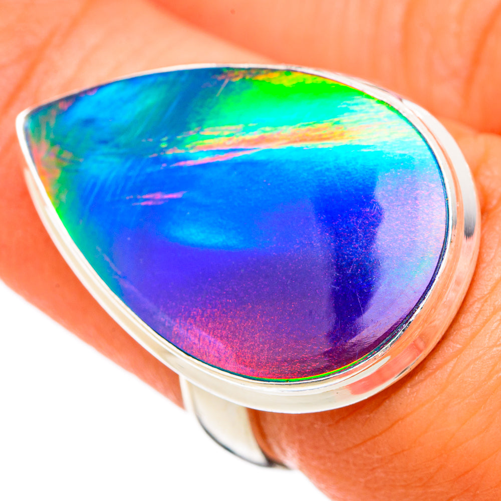 Aura Opal Rings handcrafted by Ana Silver Co - RING102707