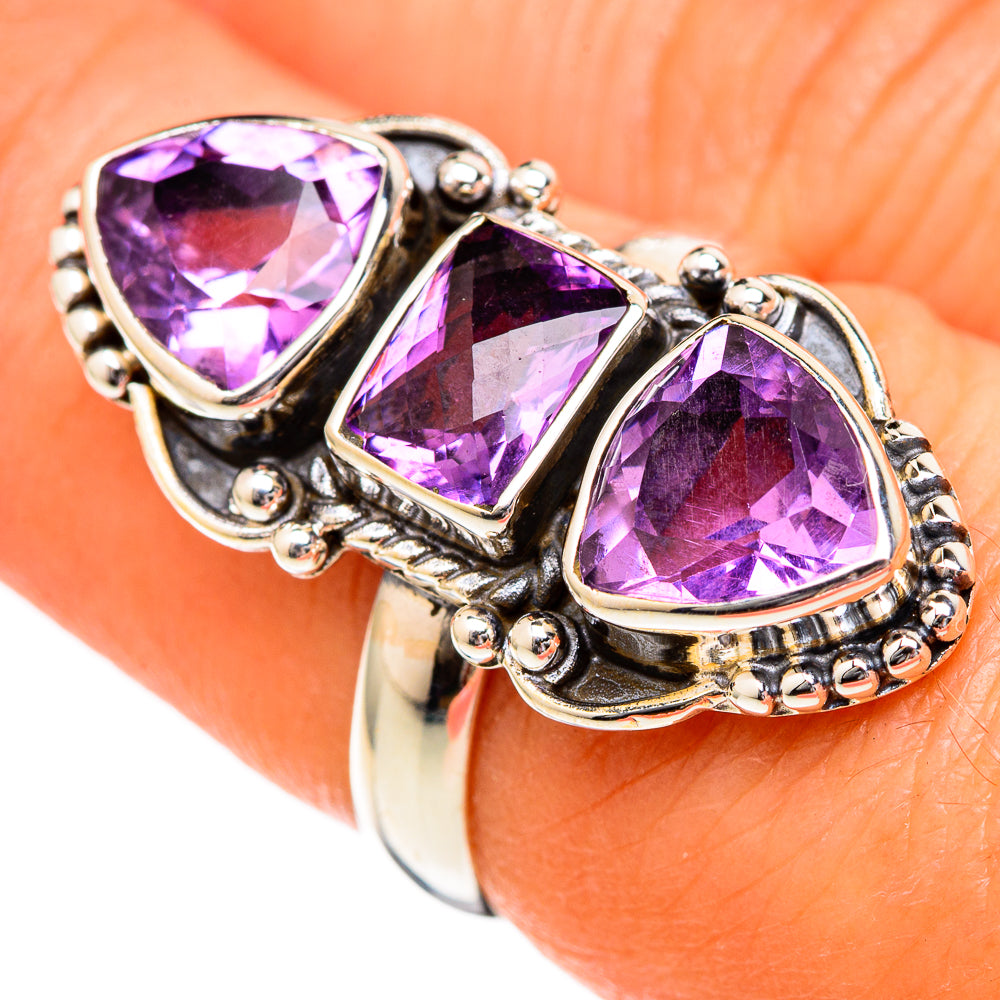 Amethyst Rings handcrafted by Ana Silver Co - RING102712