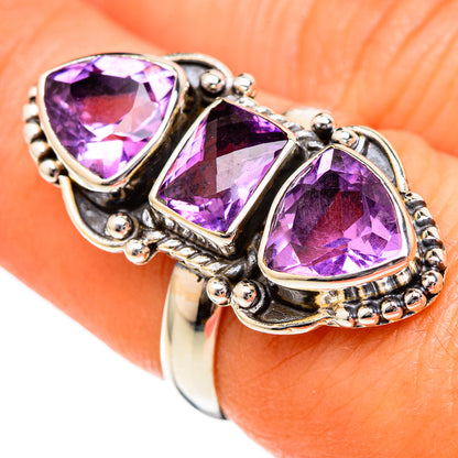 Amethyst Rings handcrafted by Ana Silver Co - RING102712
