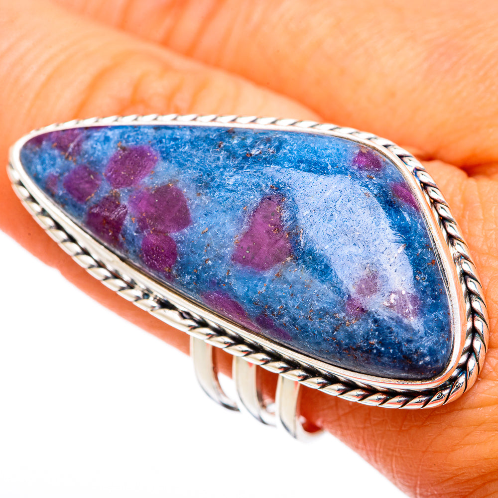 Ruby Fuchsite Rings handcrafted by Ana Silver Co - RING102726