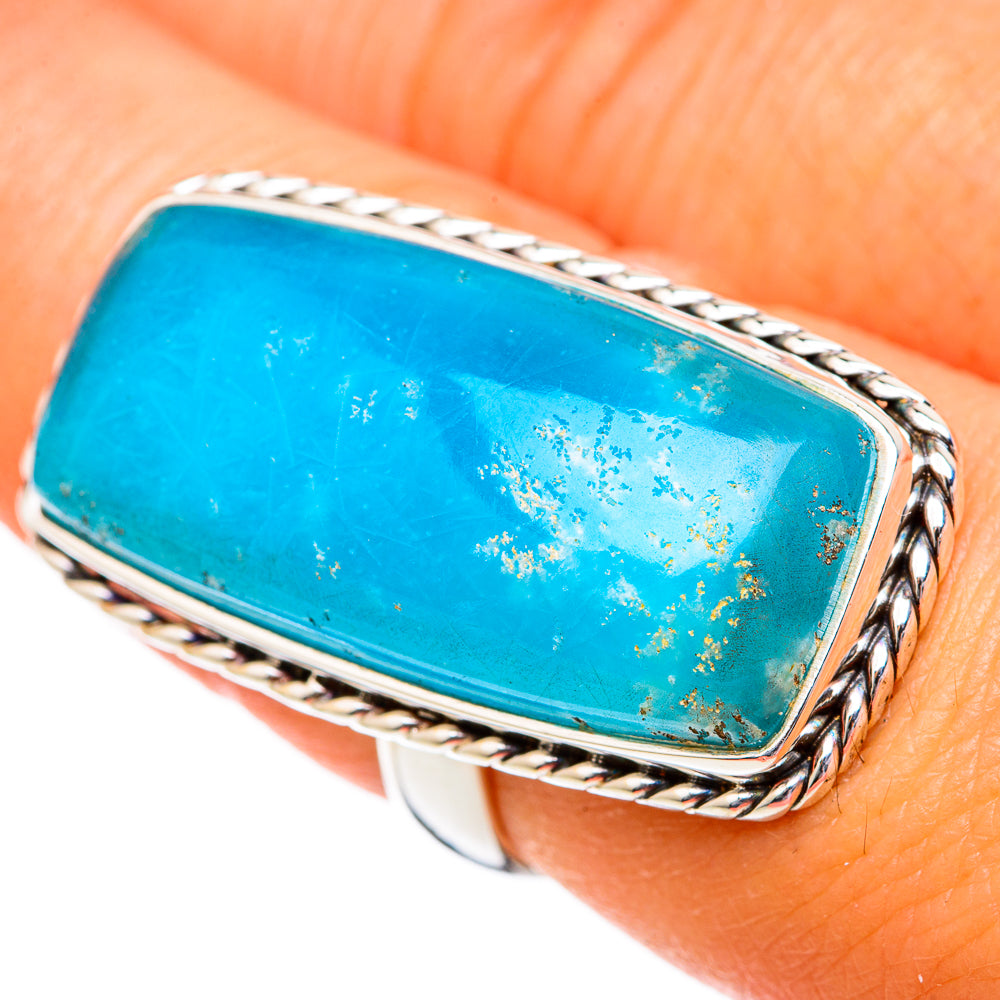 Larimar Rings handcrafted by Ana Silver Co - RING102727