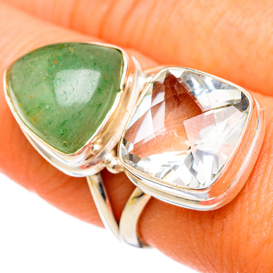 Prehnite Rings handcrafted by Ana Silver Co - RING102731