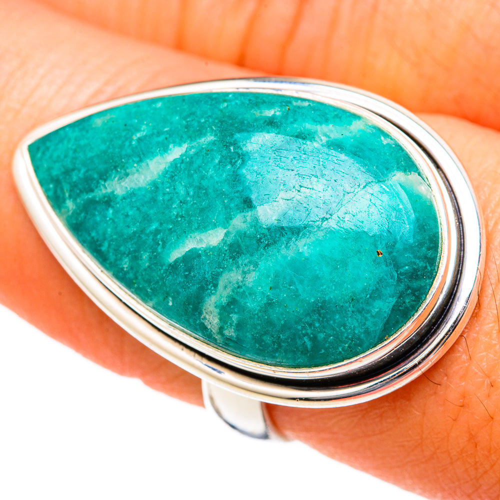 Amazonite Rings handcrafted by Ana Silver Co - RING102732