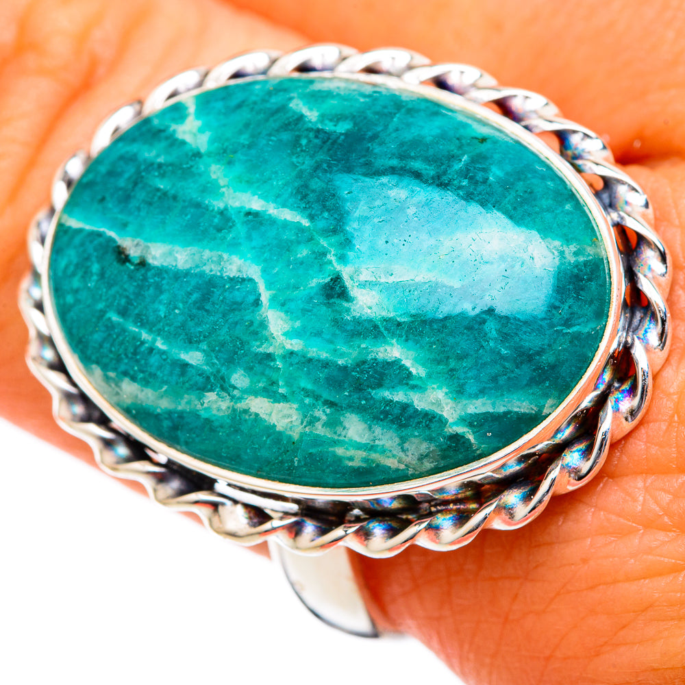 Amazonite Rings handcrafted by Ana Silver Co - RING102733