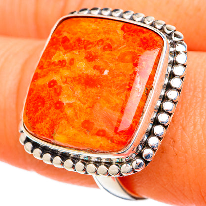 Sponge Coral Rings handcrafted by Ana Silver Co - RING102743