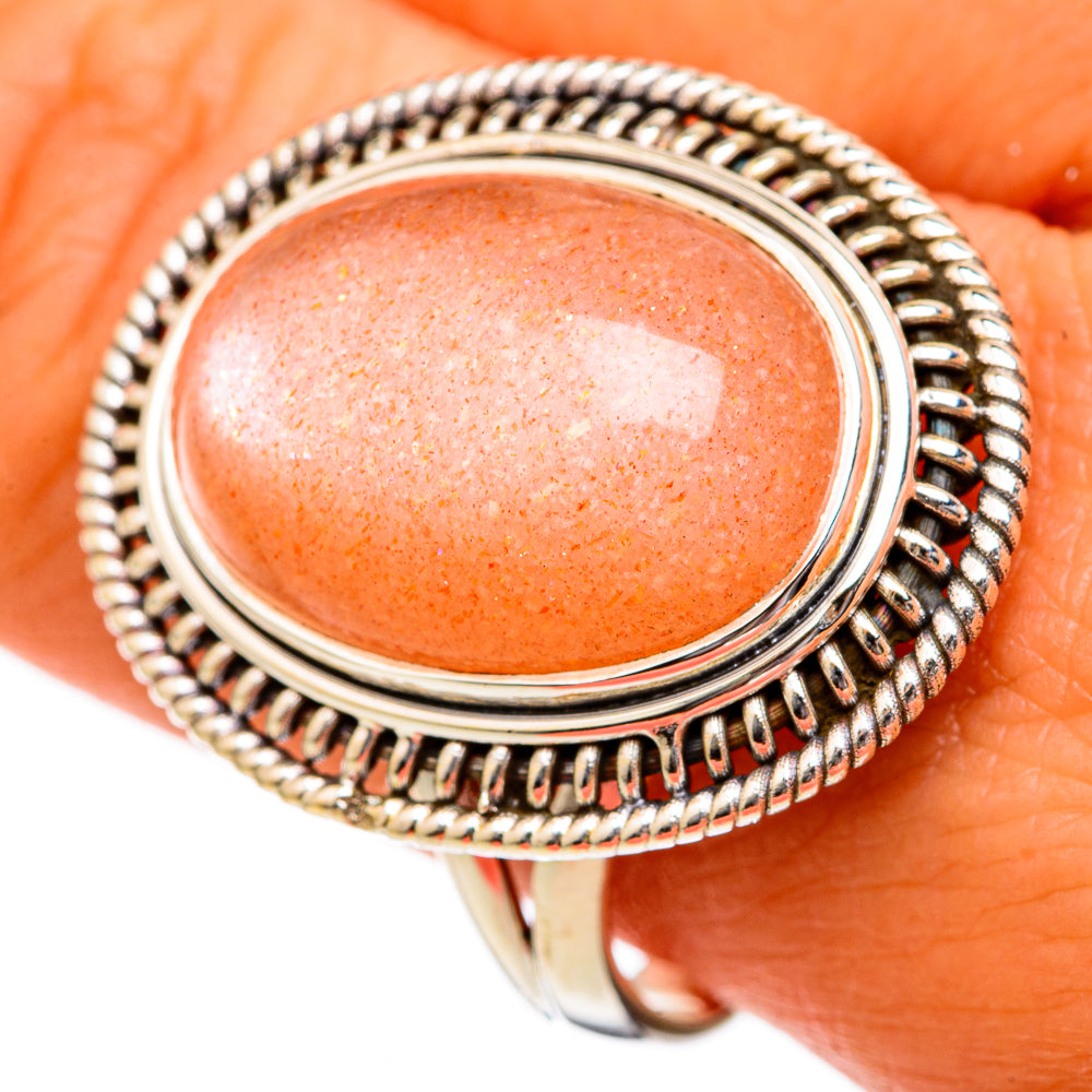 Sunstone Rings handcrafted by Ana Silver Co - RING102744