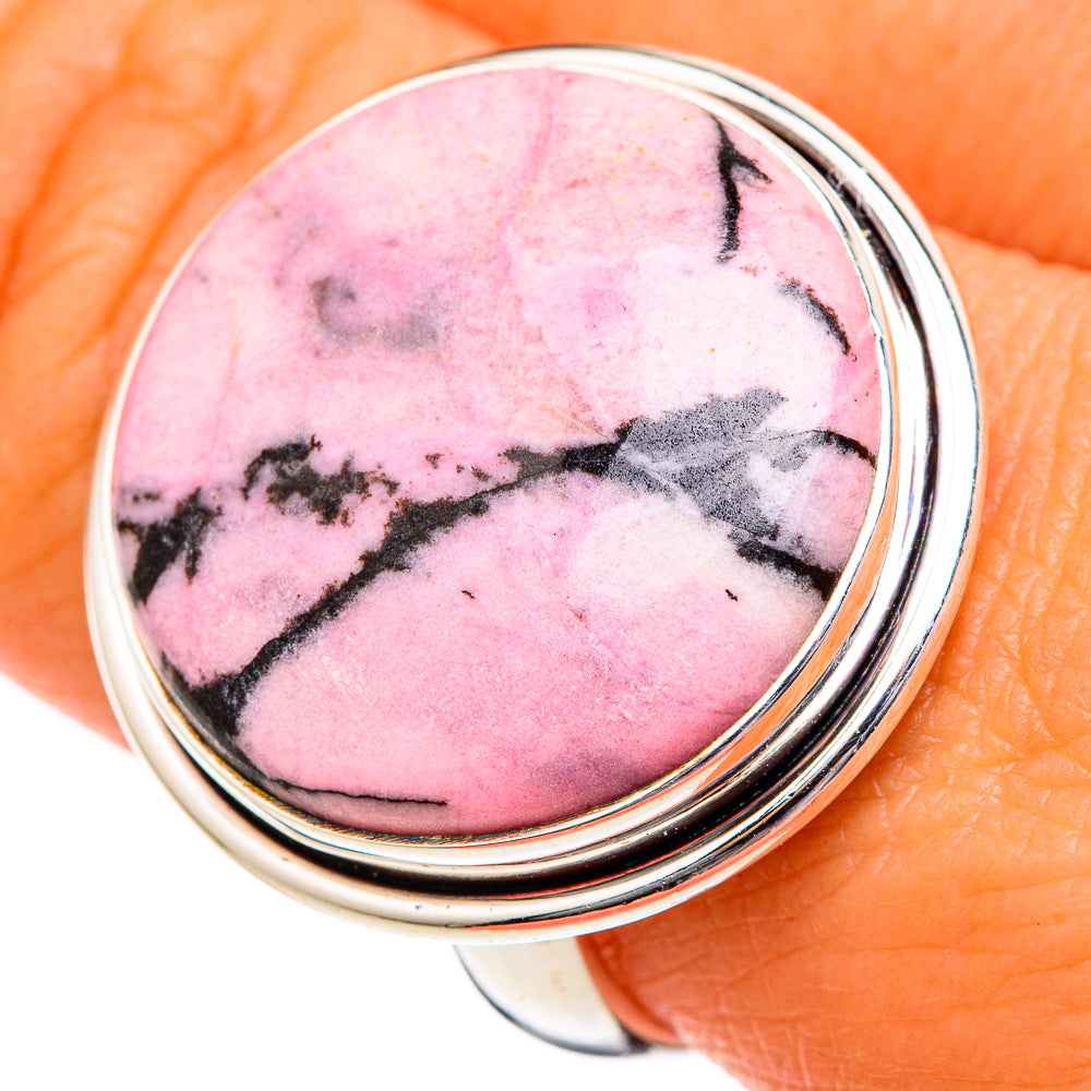 Rhodonite Rings handcrafted by Ana Silver Co - RING102745