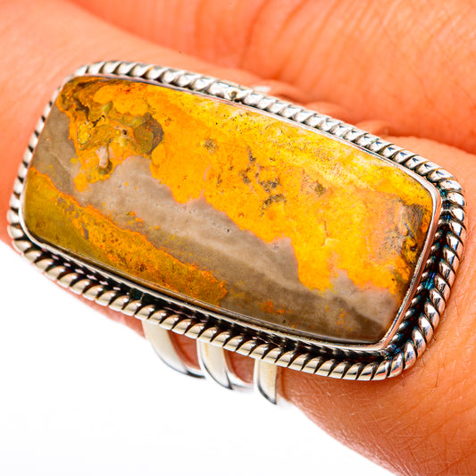 Bumble Bee Jasper Rings handcrafted by Ana Silver Co - RING102766