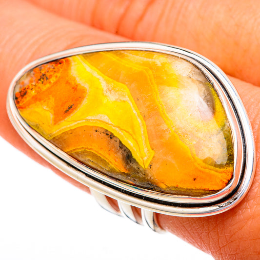 Bumble Bee Jasper Rings handcrafted by Ana Silver Co - RING102767
