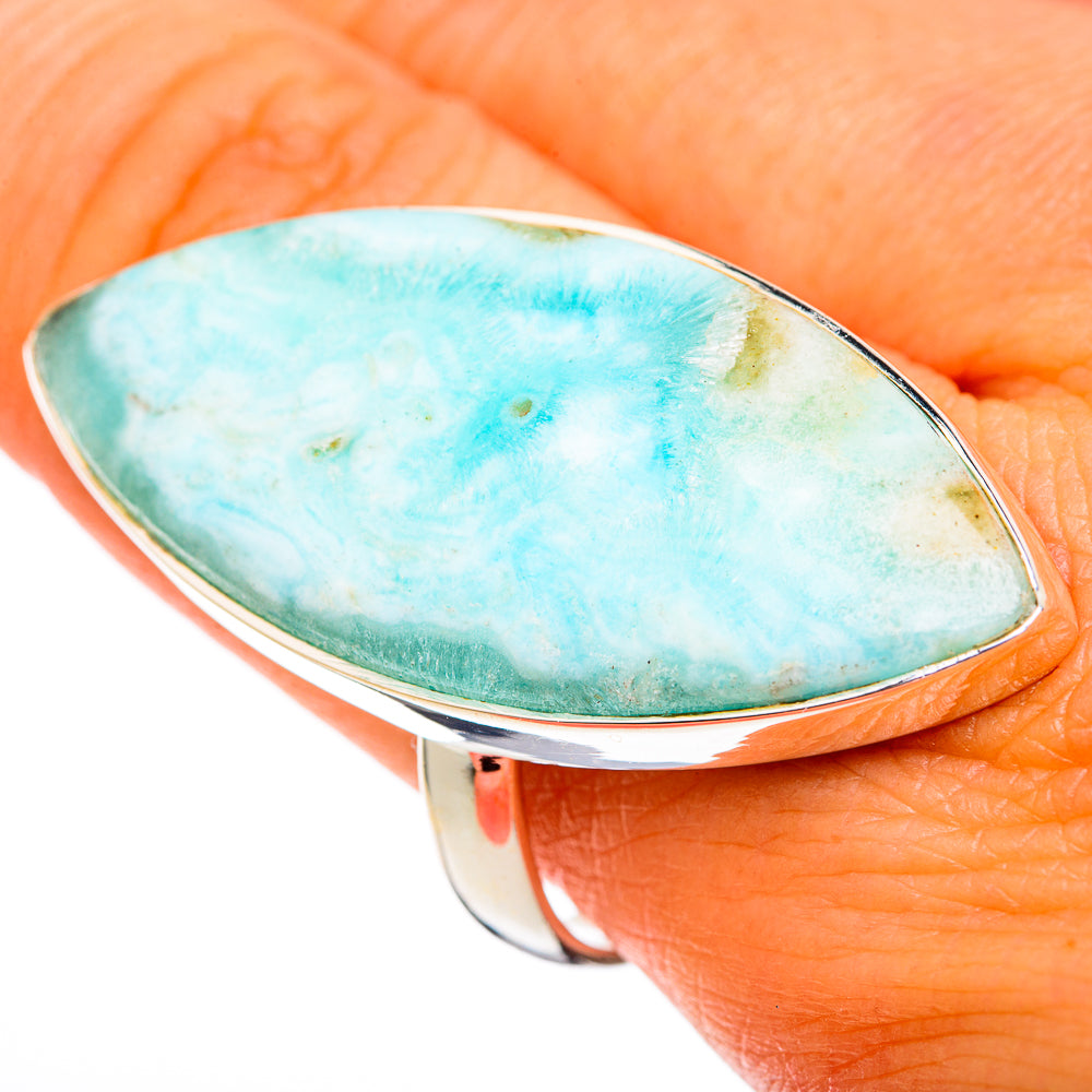 Larimar Rings handcrafted by Ana Silver Co - RING102769